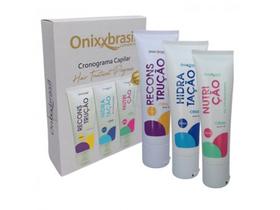 Kit Cronograma Capilar Onixx Brasil 3x250ml