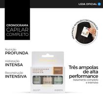 Kit Cronograma Capilar Premium com 3 Ampolas Kit Cronograma Capilar Premium com 3 Ampolas