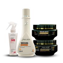 Kit Cronograma Capilar SOS Reparação + 3 Máscaras Hidratação Profunda Raiz Latina Profissional Kit Cronograma Capilar SOS Reparação + 3 Máscaras Hidratação Profunda Raiz Latina Profissional