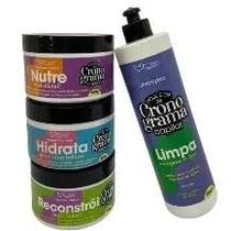 Kit Cronograma Capilar Suave Fragrance Hidrata, Reconstrói e Nutre