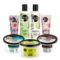 Kit Cronograma Capilar Supremo base Hidratação Organic Shop Kit Cronograma Capilar Supremo base Hidratação Organic Shop