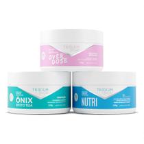 Kit Cronograma Capilar Tridium Seu Jeito Hidratação 3 Passos Kit Cronograma Capilar Tridium Seu Jeito Hidratação 3 Passos