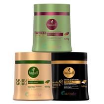 Kit Cronograma Cavalo Forte Bananeira Murumuru 500gr Kit Cronograma Cavalo Forte Bananeira Murumuru 500gr