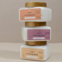 Kit Cronograma de Chuveiro Ação em 3 minutos Máscaras de Hidratação, Nutrição e Reconstrução 200g cada Kit Cronograma de Chuveiro Ação em 3 minutos Máscaras de Hidratação, Nutrição e Reconstrução 200g cada