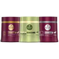 Kit Cronograma Haskell Cabelos Alisados Liso Com Força + Pós Progressiva + HidraNutre 500ml Kit Cronograma Haskell Cabelos Alisados Liso Com Força + Pós Progressiva + HidraNutre 500ml
