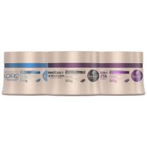 Kit Cronograma Haskell Cabelos Loiros Bendito Loiro + Matiza+ Ultravioleta + Matiza+ Violeta 300ml
