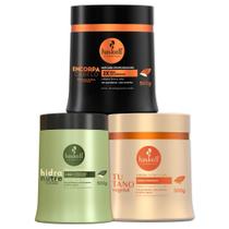 Kit Cronograma Haskell Encorpa Hidranutre Tutano 500g