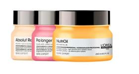 Kit Cronograma LOréal Pro Longer Másc 250g + Absolut Repair Másc 250g + NutriOil Másc 250g