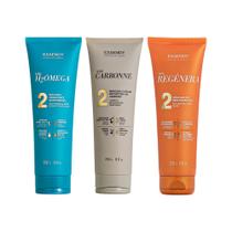 Kit Cronograma Profissional Essendy Carbonne, H2omega, Regenera Kit Cronograma Profissional Essendy Carbonne, H2omega, Regenera