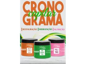 Kit Cronograma Restauração, Nutrição e Hidratação 500g Rofer