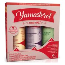 Kit Cronograma Yamasterol Babosa + Ácido Hialurônico + Colágeno Vegetal
