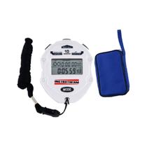 Kit Cronômetro Digital 99 Lap Split 10 Memórias Relógio Calendário Alarme Temporizador Cd-3000 Estojo Transporte Es-10