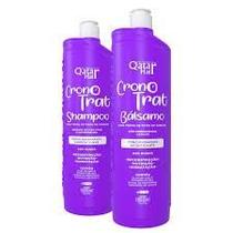 Kit Cronotrat Balsamo Qatar Hair - Shampoo Condicionador Bálsamo 1l
