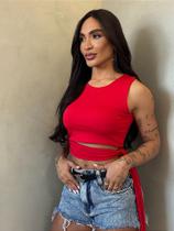 Kit Cropped Lincer Feminino com Ajuste e Alças Largas