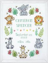 Kit Cross Stitch Design Works Crafts Janlynn The Jungle
