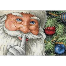 Kit Cross Stitch Dimensions Gold Collection Santa's Secret Kit Cross Stitch Dimensions Gold Collection Santa's Secret