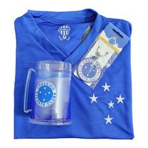 Kit Cruzeiro Camisa Palestra + Caneca + Chaveiro Símbolo - Masculino Kit Cruzeiro Camisa Palestra + Caneca + Chaveiro Símbolo - Masculino