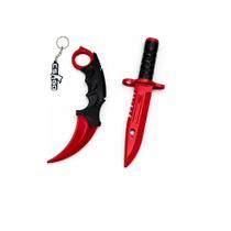 Kit CS2 Gamer Karambit + Baioneta ou Butterfly + Chaveiro Brinde Decorativo - Kit CS2 Gamer Karambit + Baioneta ou Butterfly + Chaveiro Brinde Decorativo -