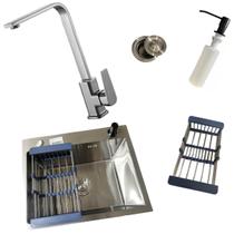 Kit Cuba 50x40cm + Torneira Gourmet Monocomando Cozinha