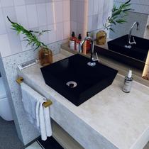 Kit Cuba Aq33 Volcano com Torneira C50 e Válvula Abs com Sifão e Flexível