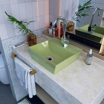 Kit Cuba Aq33 Volcano com Válvula Metal e Sifão com Flexível