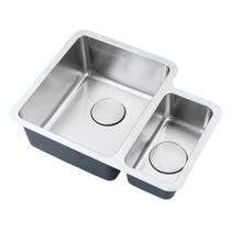 Kit Cuba Dupla F201 + Válvulas com Cesto Aço Inox