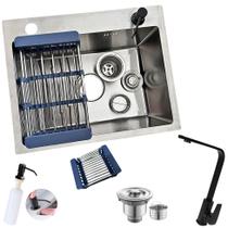 Kit Cuba Gourmet 50x40cm+Torneira Gourmet Monocomando Pia