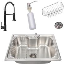 Kit Cuba Gourmet 60x42cm + Torneira Monocmando Gourmet Pia