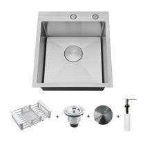 Kit Cuba Gourmet com Acessórios Solo 40x40 e Dosador e Válvula e Escorredor e Tampa Decorativa Arell