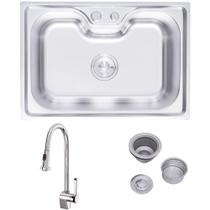 Kit Cuba Gourmet E Misturador Monocomando Mangiare