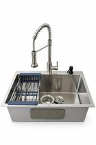 Kit Cuba Gourmet Inox 304 Com Torneira E Acessórios Cozinha