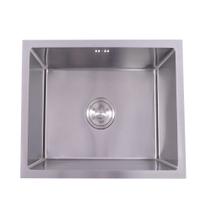 Kit Cuba Inox Quadra 45 X 40 Cm Com Válvula E Acessórios