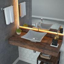 Kit Cuba L34 com Válvula Click 1''b + Sifão Pvc e Flexível Compace