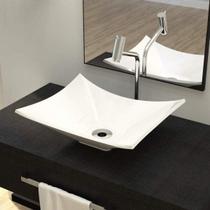 Kit Cuba L38 Torneira Link 1062 Metal Válvula 1 Polegada Sifão Pvc Flexível Compace Kit Cuba L38 Torneira Link 1062 Metal Válvula 1 Polegada Sifão Pvc Flexível Compace