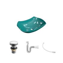 Kit Cuba L42 C/Válvula Click 1 1/2'' (4,0cm) + Sifão Pvc + Flexível