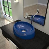 Kit Cuba Ov39 C/torneira Link 1062 Metal e Válvula Click 1 Polegada G e Sifão Pvc e Flexível Compace