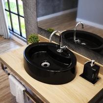 Kit Cuba Ov43 com Torneira C50 e Válvula 1 Polegada Abs e Sifão Pvc e Flexível Compace