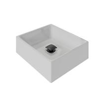 Kit Cuba Pia de Sobrepor Tulipa com Valvula Click Black Kit Cuba Pia de Sobrepor Tulipa com Valvula Click Black