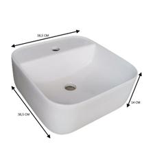 Kit Cuba Pia Louça Cerâmica Banheiro Torn E Vál Dourada 7 Kit Cuba Pia Louça Cerâmica Banheiro Torn E Vál Dourada 7