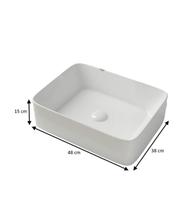 Kit Cuba Pia Louça Cerâmica Banheiro Torn E Vál Preta S17 Kit Cuba Pia Louça Cerâmica Banheiro Torn E Vál Preta S17