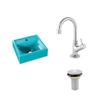 Kit Cuba Q32 C/Torneira 1198 Metal + Válvula 1'' (2,6cm)