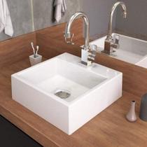 Kit Cuba Q355 Torneira Luxo 1195 Metal Válvula Click 1 Polegada G Sifão Pvc Flexível Compace