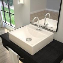 Kit Cuba Q39 com Válvula Click 1 Polegada 1/2 Sifão Cromado e Flexível Compace