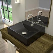 Kit Cuba Q39 com Válvula Click 1 Polegada 1/2 Sifão Cromado e Flexível Compace