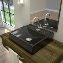 Kit Cuba Q39 com Válvula Click 1 Polegada 1/2 Sifão Pvc e Flexível Compace