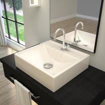 Kit Cuba Q39 com Válvula Click, Sifão Cromado e Flexível Compace