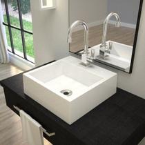 Kit Cuba Q395 com Torneira Luxo 1195 e Válvula 1 Pol. Compace Kit Cuba Q395 com Torneira Luxo 1195 e Válvula 1 Pol. Compace