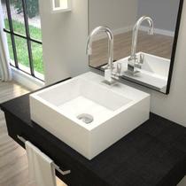 Kit Cuba Q395 com Torneira Luxo 1195 e Válvula Click 1 Polegada G Compace Kit Cuba Q395 com Torneira Luxo 1195 e Válvula Click 1 Polegada G Compace