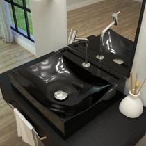 Kit Cuba Q440 com Torneira Pratika 1060 Metal e Válvula Click 1"g Pol. Compace