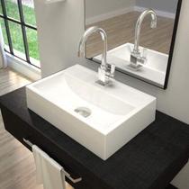 Kit Cuba Q45 Torneira Luxo 1195 Metal Válvula Click 1 Polegada G Sifão Pvc Flexível Compace